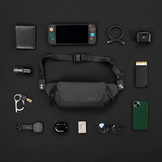 Kingsons Sling Bag Waterproof and Compact Hiking Tech Sling Bag - KS3248W