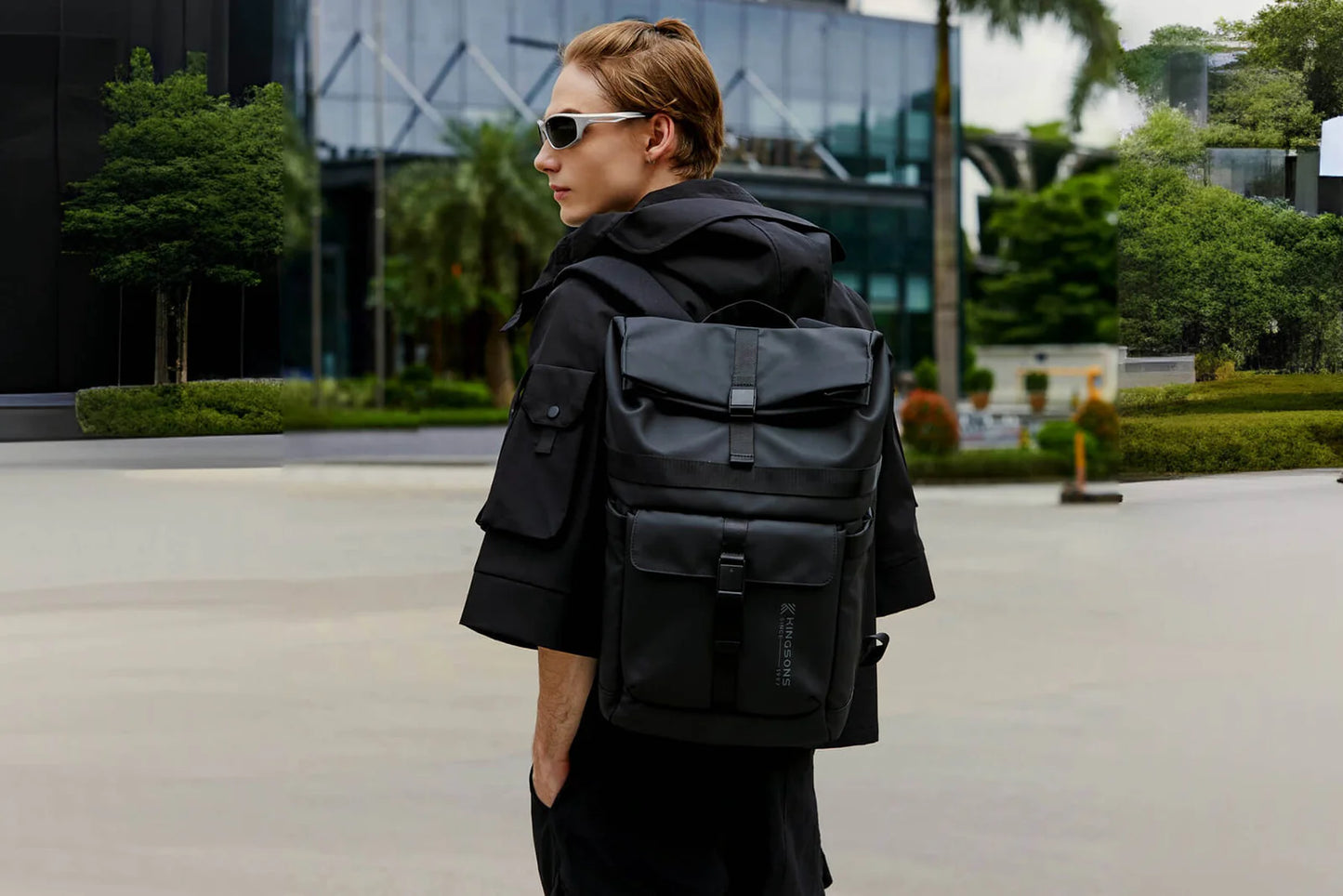 High Quality Kingsons 25L Urban Roll Top Weekender Backpack - KS3333W