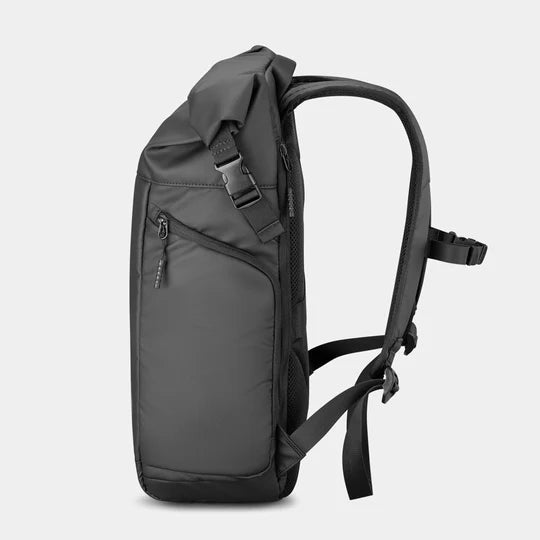 Kingsons KS3335W: Durable Water-Resistant Roll-Top Backpack for Commuting