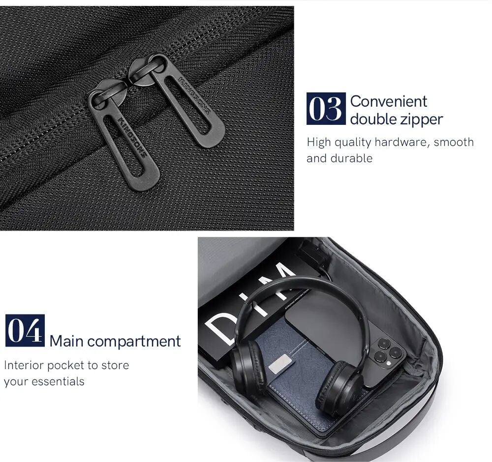 Kingsons Anti-theft Sling Bag - KS3331W