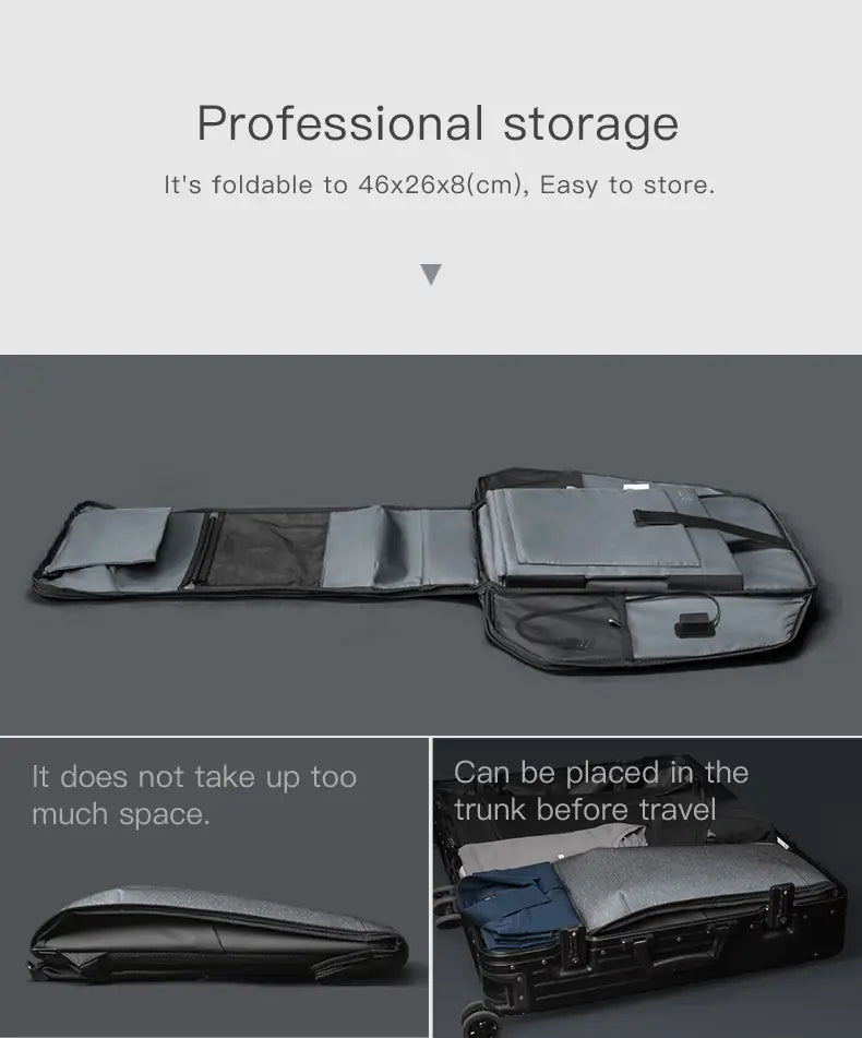 Kingsons Durable Casual Lightweight Waterproof Foldable ultra Slim Laptop Backpack Computer Laptop Bag for Men