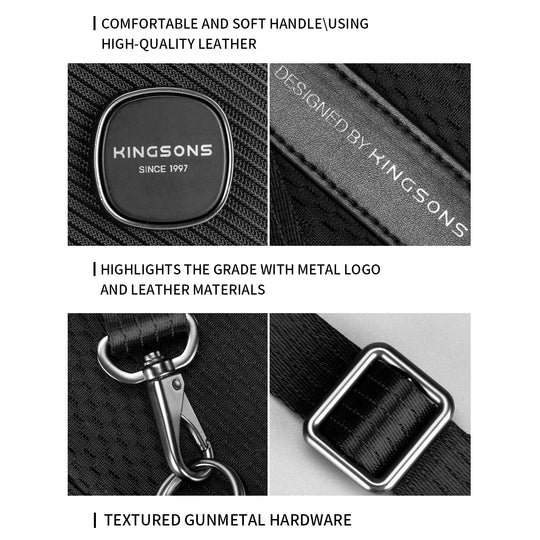 Kingsons waterproof minimalist business backpack - KS3265W