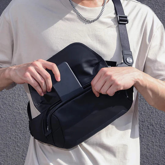 Kingsons Sling Bag Waterproof and Compact Hiking Tech Sling Bag - KS3248W