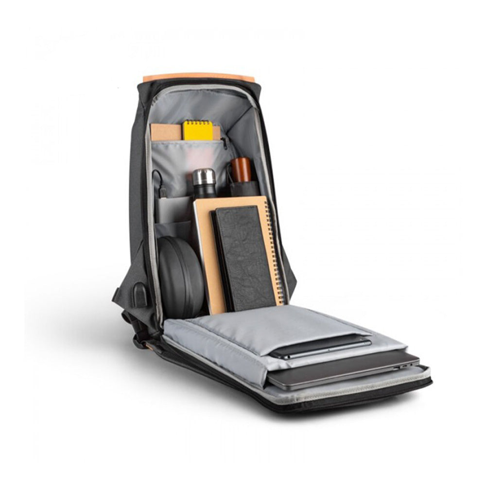 Water-Repellent Laptop Backpack with USB Charging Port KS3207W